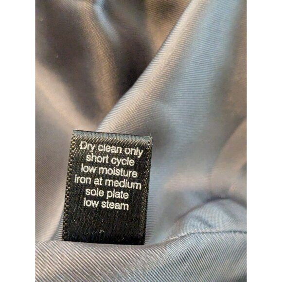 Peruvian Connection Charcoal Gray 74% Alpaca 26% Wool Collarless Pea Coat Sz 10 - Picture 11 of 13